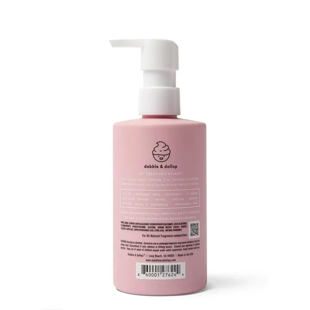 DABBLE & DOLLOP | 3-in-1 BATH, BABY WASH + SHAMPOO |COCONUT